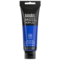 Liquitex BASICS Acrylic Paint, 4 Ounces, Cobalt Blue Hue