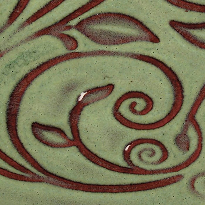 AMACO Opalescent Glaze, O-42 Moss Green, Opaque, Pint