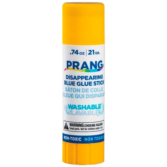 Prang Disappearing Blue Washable Glue Stick - 0.74 oz - 1 Each - Blue Prang Disappearing Blue Washable Glue Stick - 0.74 oz - 1 Each - Blue
