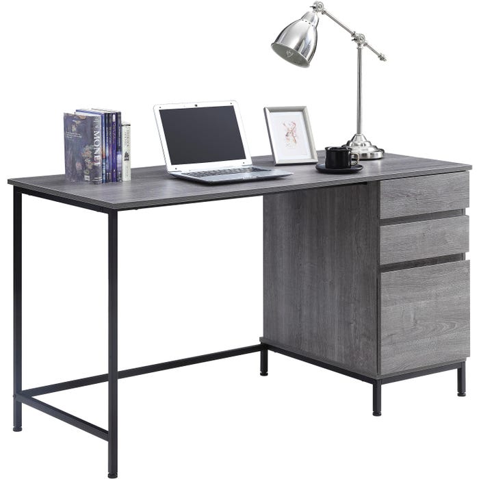 Lorell SOHO Table Desk, 55 x 23-1/2 x 30 Inches, Charcoal