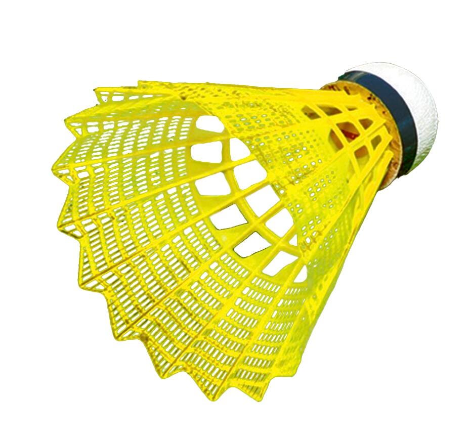 Image for Sportime Tournament Yeller Badminton Shuttlecocks, Yellow, Set of 6 from School Specialty