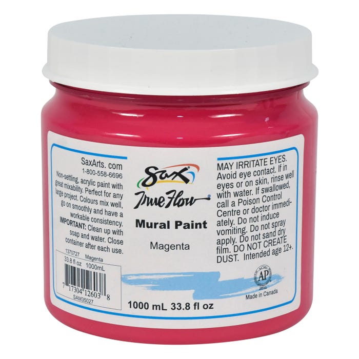 Sax Acrylic Mural Paint, 33.8 Ounces, Magenta