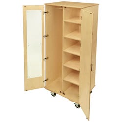Classroom Select Medium Mobile Storage with Adjustable Shelf/Closet, 29-1/2 x 24 x 67 Inches 1587693