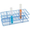 Blue Epoxy Coated Steel Wire Test Tube Rack