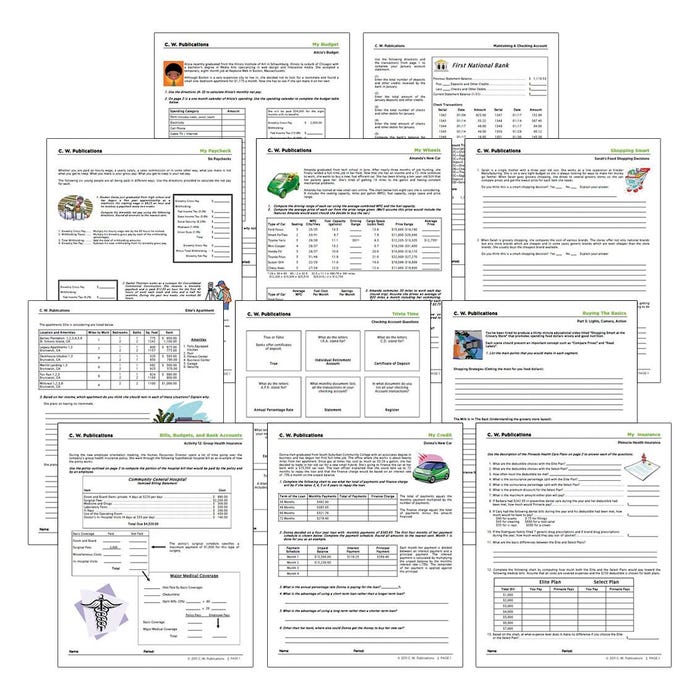 Life Skills Activity Units: Living in the Real World, Grades 7 to 12
