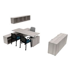 AIS Calibrate Series Typical 50 Admin Desk, 8-1/2 x 6-1/2 Feet 4000738