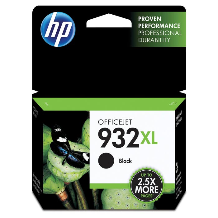 HP 932XL Ink Cartridge, CN053AN, Black
