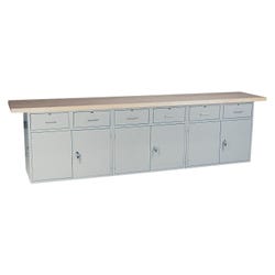 Montisa Wall/Island Bench with 2 Doors and 2 Drawers