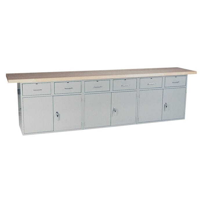 Montisa Wall/Island Bench with 2 Doors and 2 Drawers