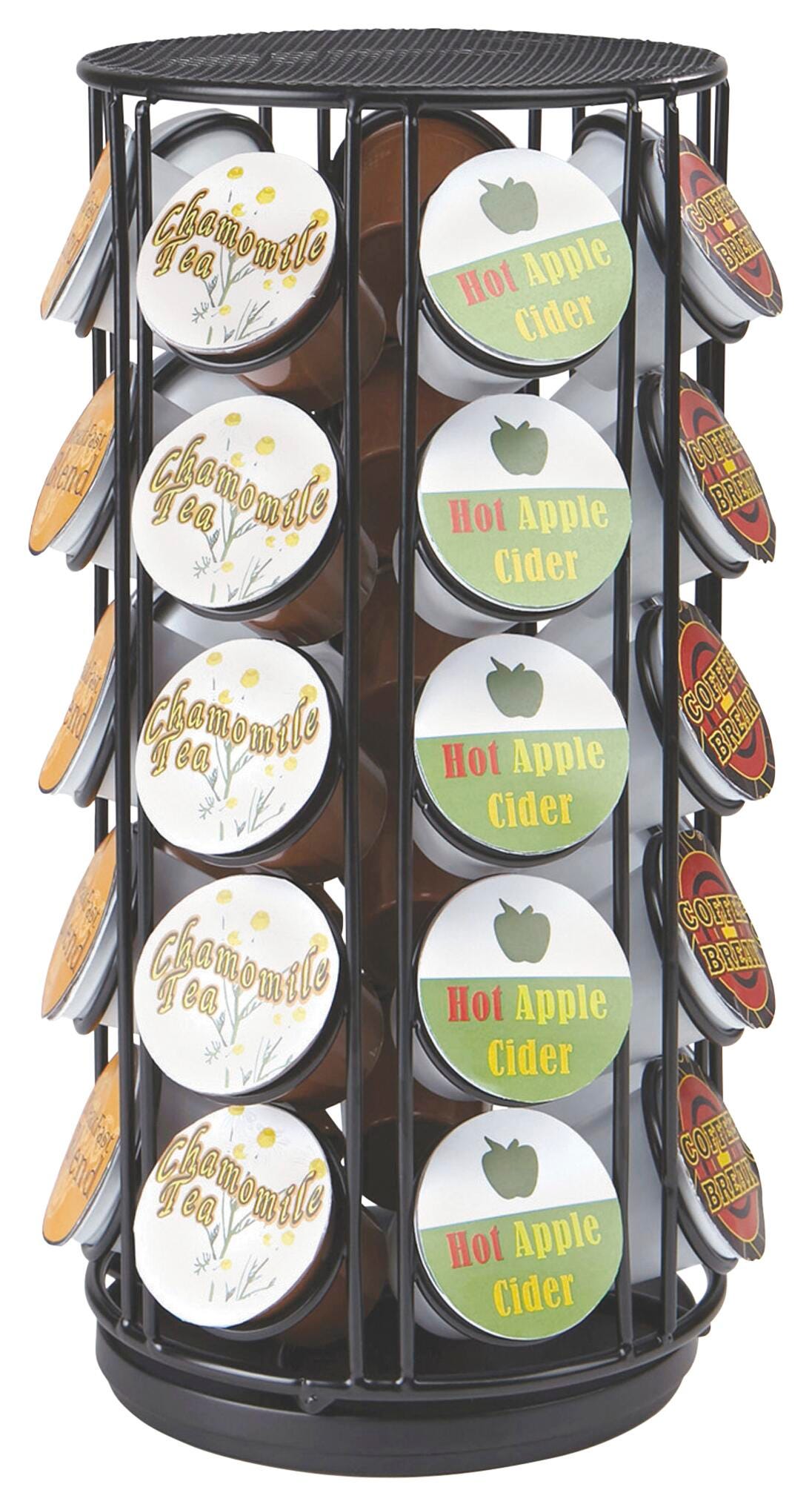 EMS Mind Reader LLC 35 K-Cup Pod Coffee Carousel, Black, Item Number 2007504