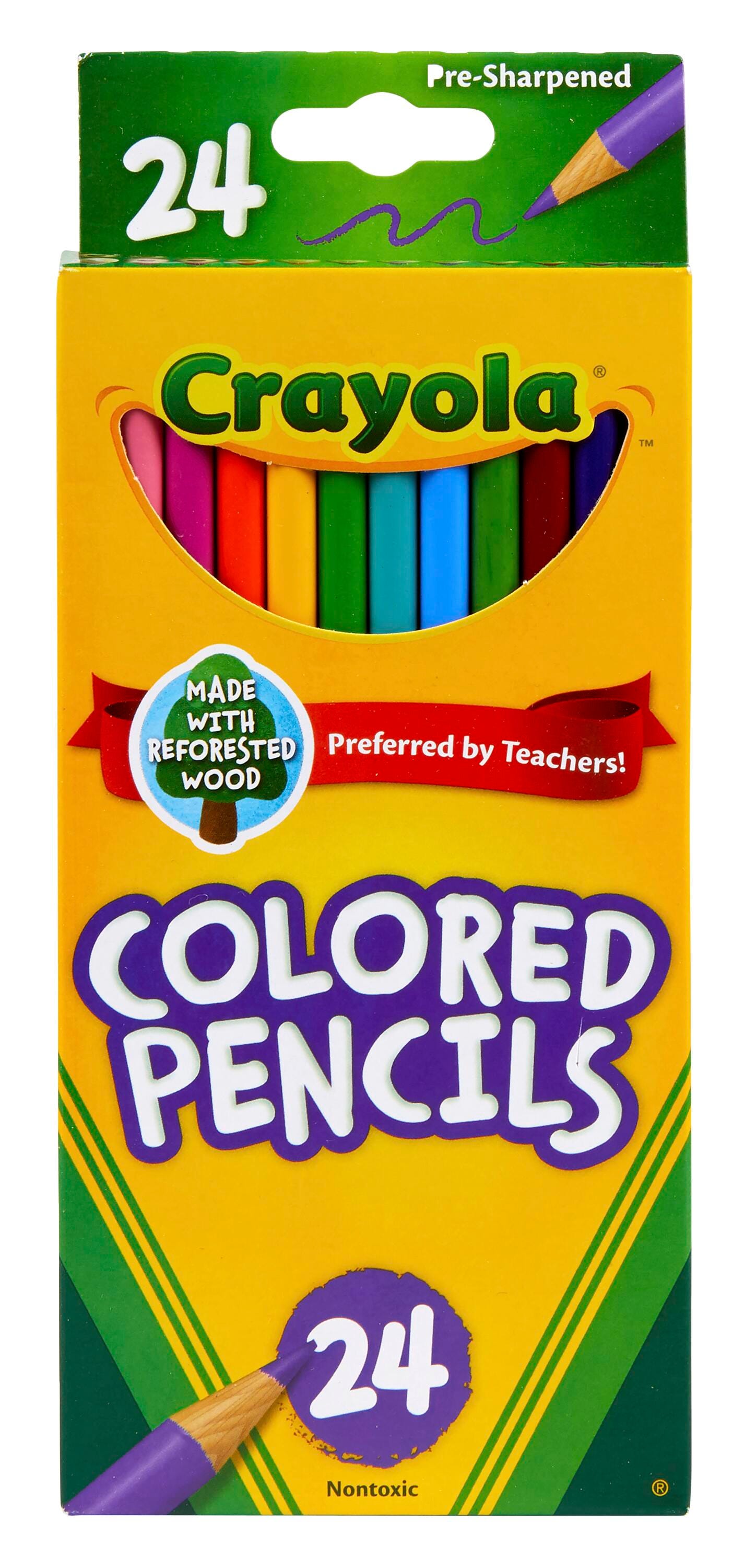 Crayola colored pencils.
