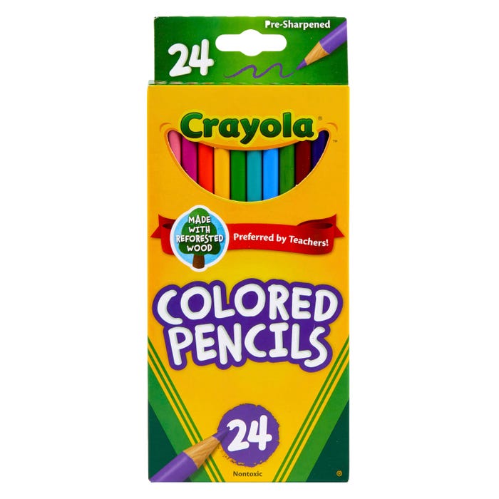 Crayola colored pencils.