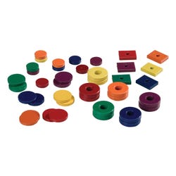 Dowling Magnet Assortment - Assorted Sizes and Shapes - Set of 40 - Assorted Colors, Item Number 082343