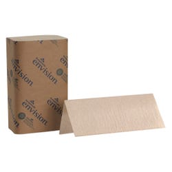 Georgia Pacific Envision Single Fold Hand Towel, 250 Sheets, Paper, Brown, Pack of 16, Item Number 1099629