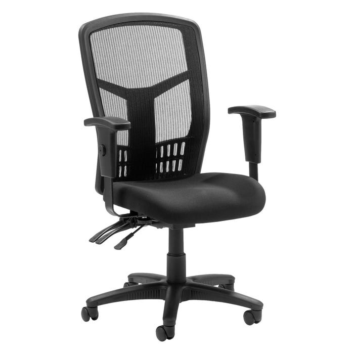 Classroom Select Deluxe Mesh Back Chair, 28-1/2 x 28-1/2 x 45 Inches, Black