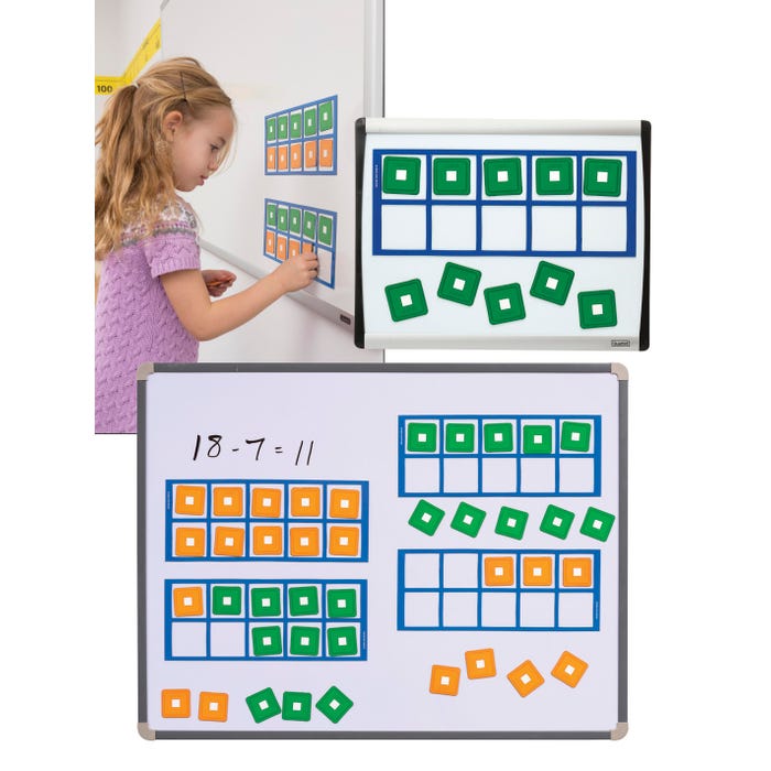 Didax Magnetic Unifix Ten-Frame, Grades K - 2