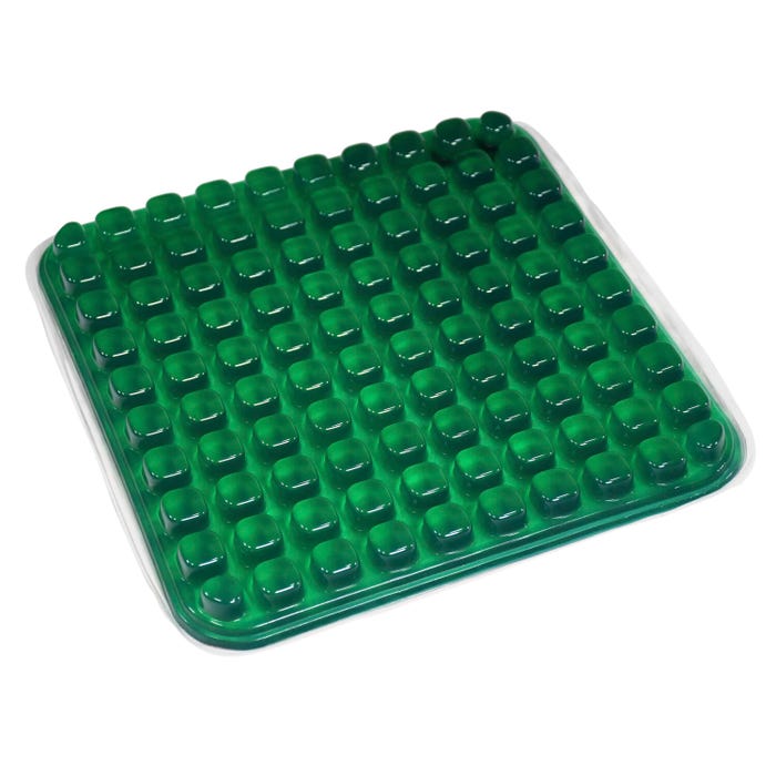 Abilitations Gel-E Seat, 10-1/2 x 10-1/2 Inches, Green