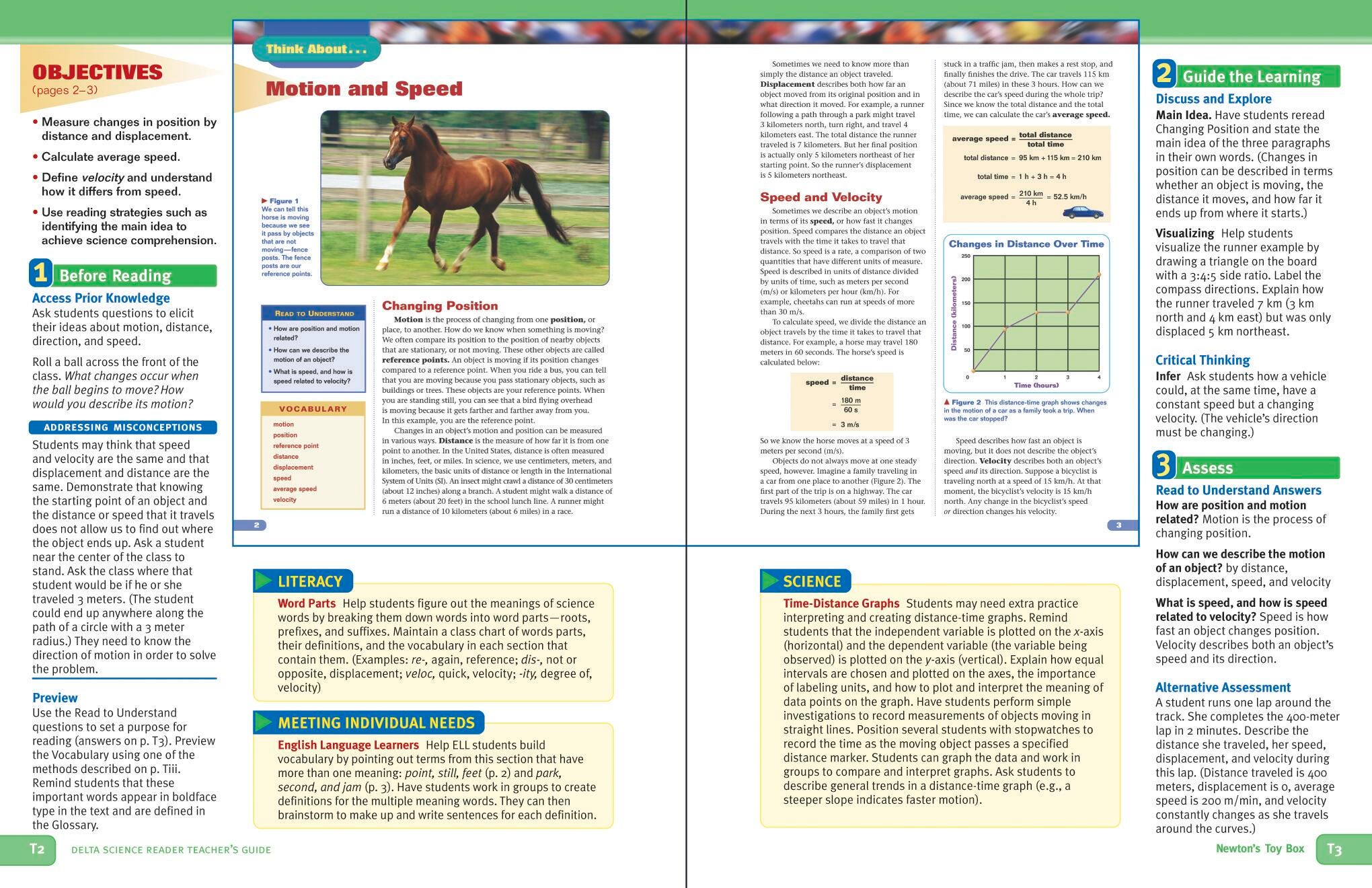 Delta Science Readers Newton's Toy Box Teacher Guide, Item 438-3210