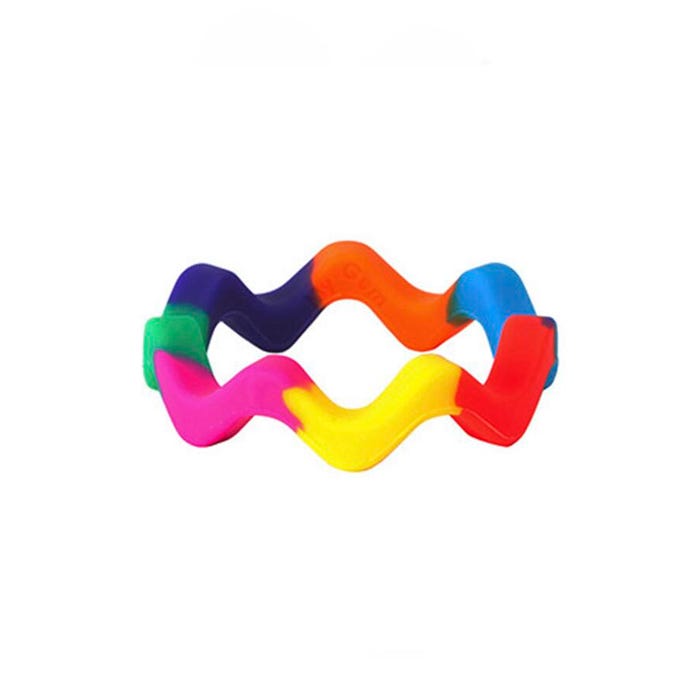 Chewigem Chew Bangle Wave, Multi-Color