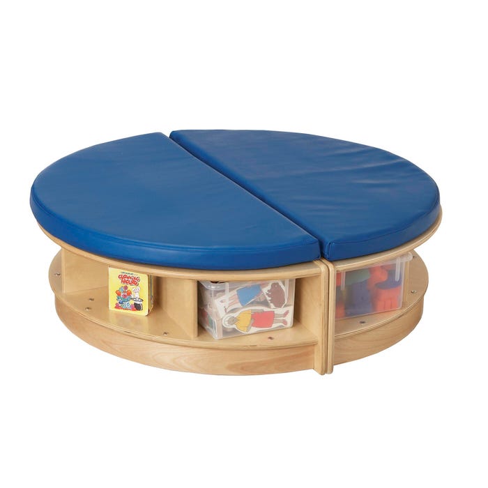 Jonti-Craft Read-a-Round Island, 30 x 11 Inches, Blue
