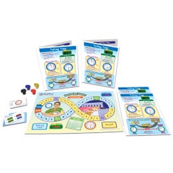 Image for NewPath Learning Telling Time Learning Center Game, Grades 1 to 2 from School Specialty