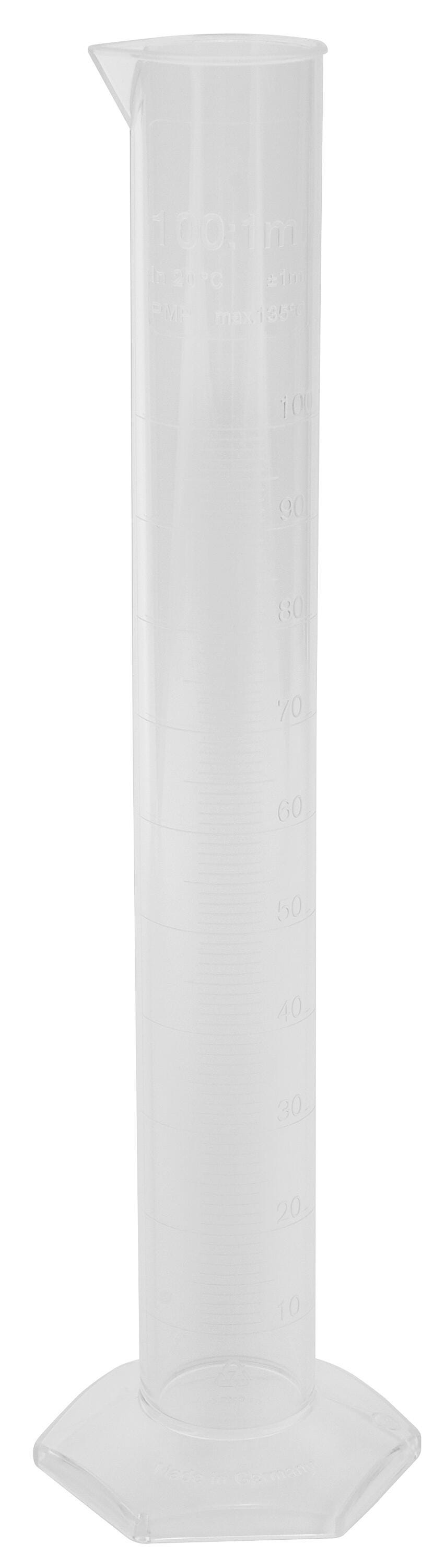 Azlon Polymethylpentene (PMP) Graduated Cylinder - 100 x 1 mL, Item Number 594219