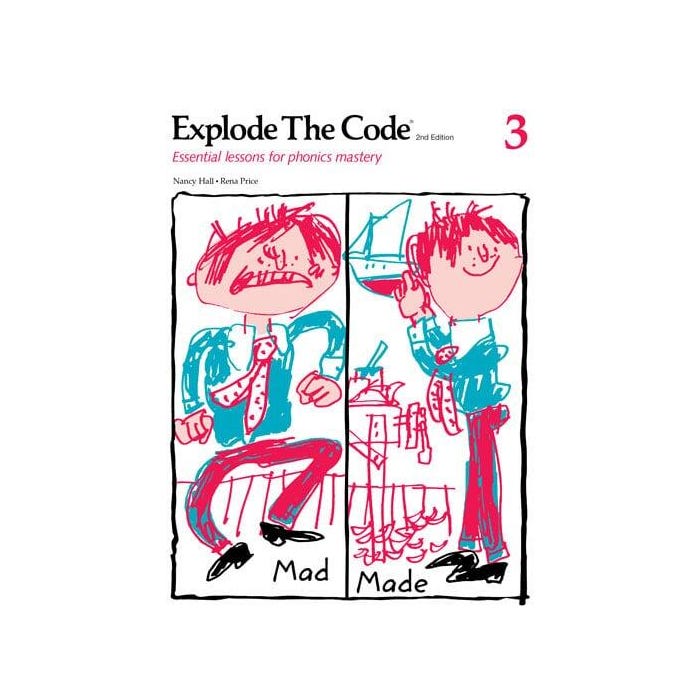 Explode The Code 2nd Edition Literacy and Phonics Student Edition, Book 3