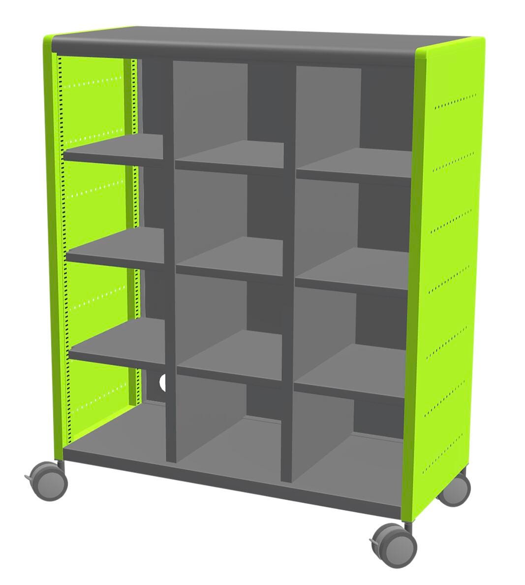 Image for Classroom Select Geode Tall Cabinet, Triple Wide, 12 Cubbies from School Specialty