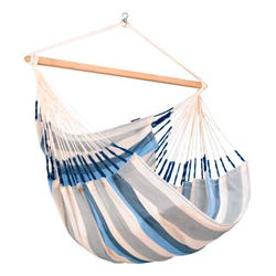 LA SIESTA Domingo Weather Resistant Kingsize Hammock Chair, 55 x 67 Inches, Sea Salt 2038136