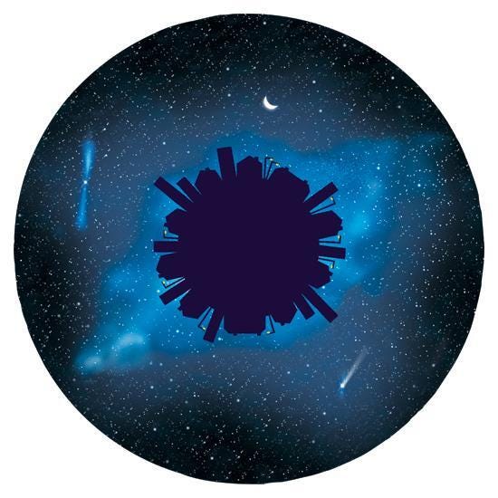 Snoezelen Magnetic Effect Wheel, Starry Sky 2121654