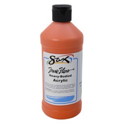 Sax Heavy Body Acrylic Paint, 1 Pint, Chrome Orange Item Number 1572467