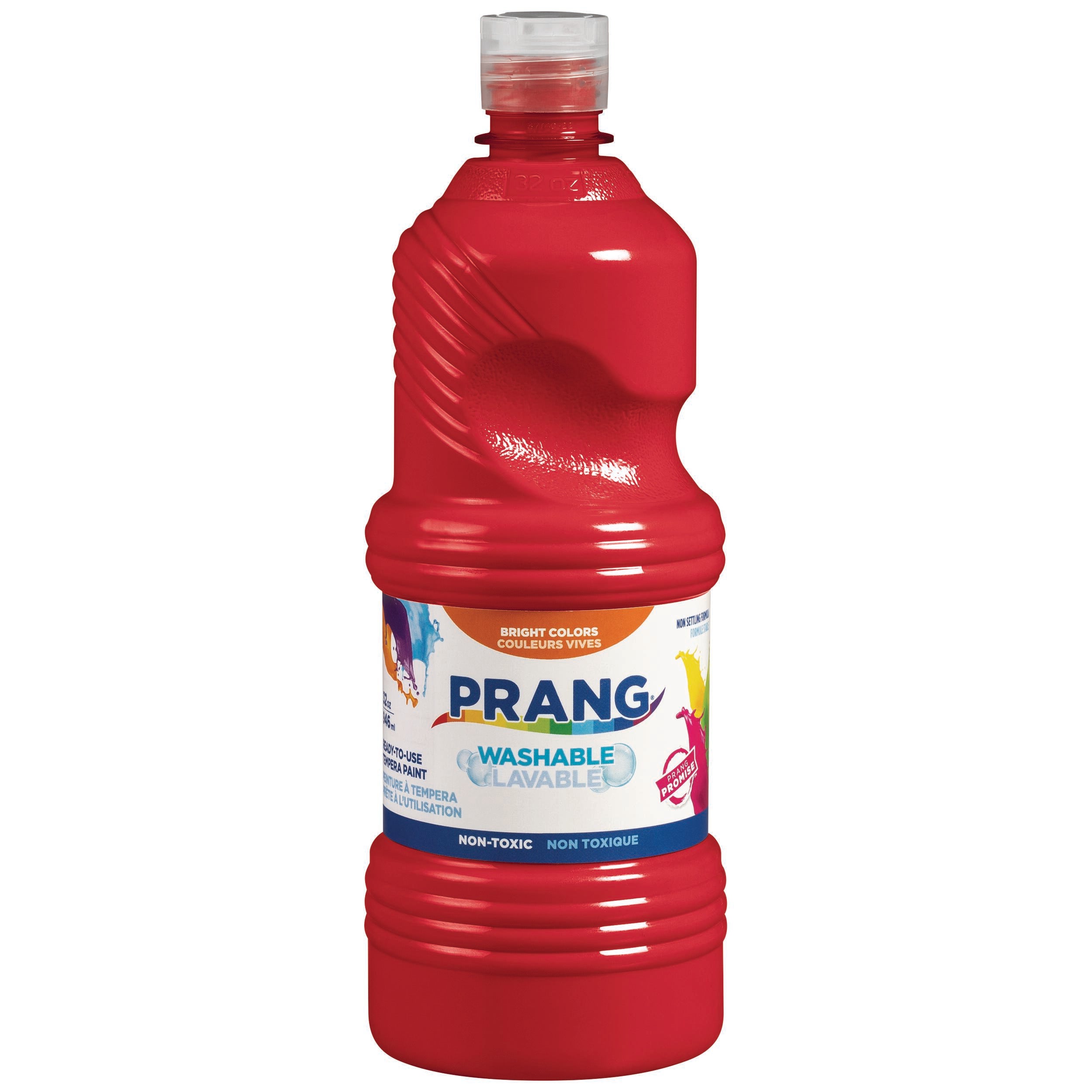 Prang Ready-to-Use Washable Tempera Paint, Quart, Red Item Number 1396867