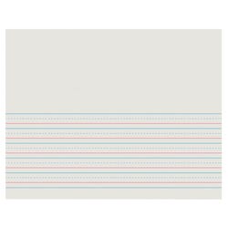 School Smart Red & Blue Storybook Paper, 1/2 Inch Ruled Long Way, 11 x 8-1/2 Inches, 500 Sheets 085323