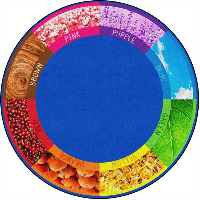 Flagship Carpets See My Colors Carpet, Round