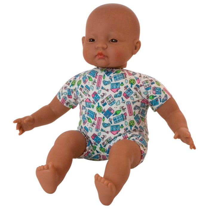 Miniland Soft Body Doll, Hispanic, 15-3/4 Inch