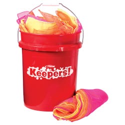Image for Sportime Keepers Juggling Scarves, Set of 168 with Included Pail from School Specialty