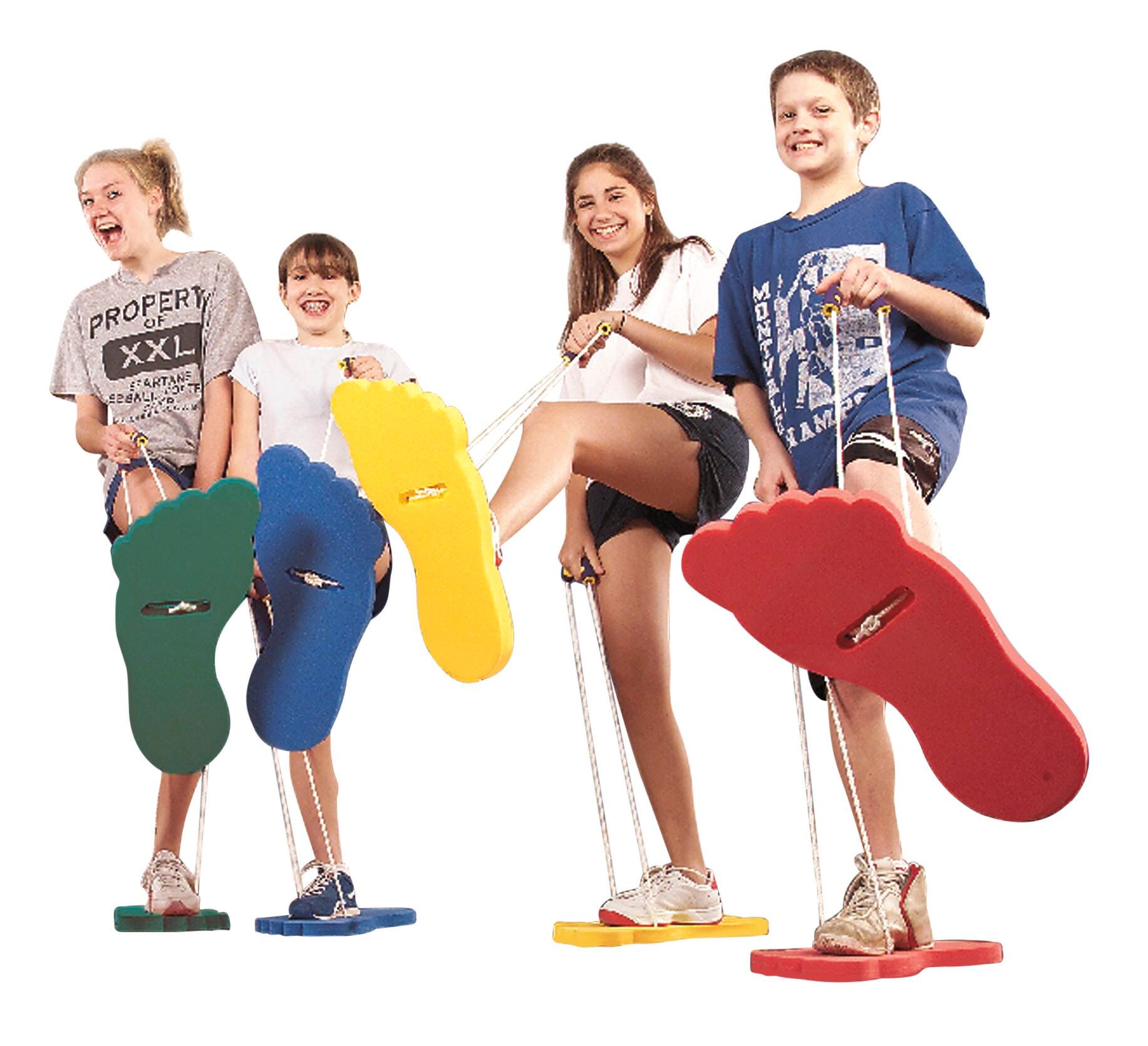 Image for FlagHouse Monster Trax, Red, One Pair of Feet from School Specialty