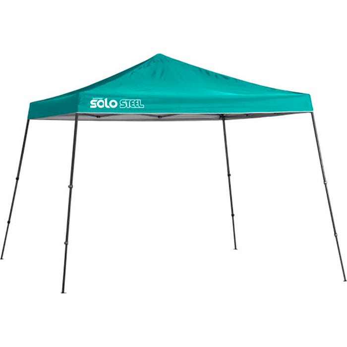 Quik Shade Solo Steel 90 Slant Leg Canopy, 11 x 11 Feet, Turquoise