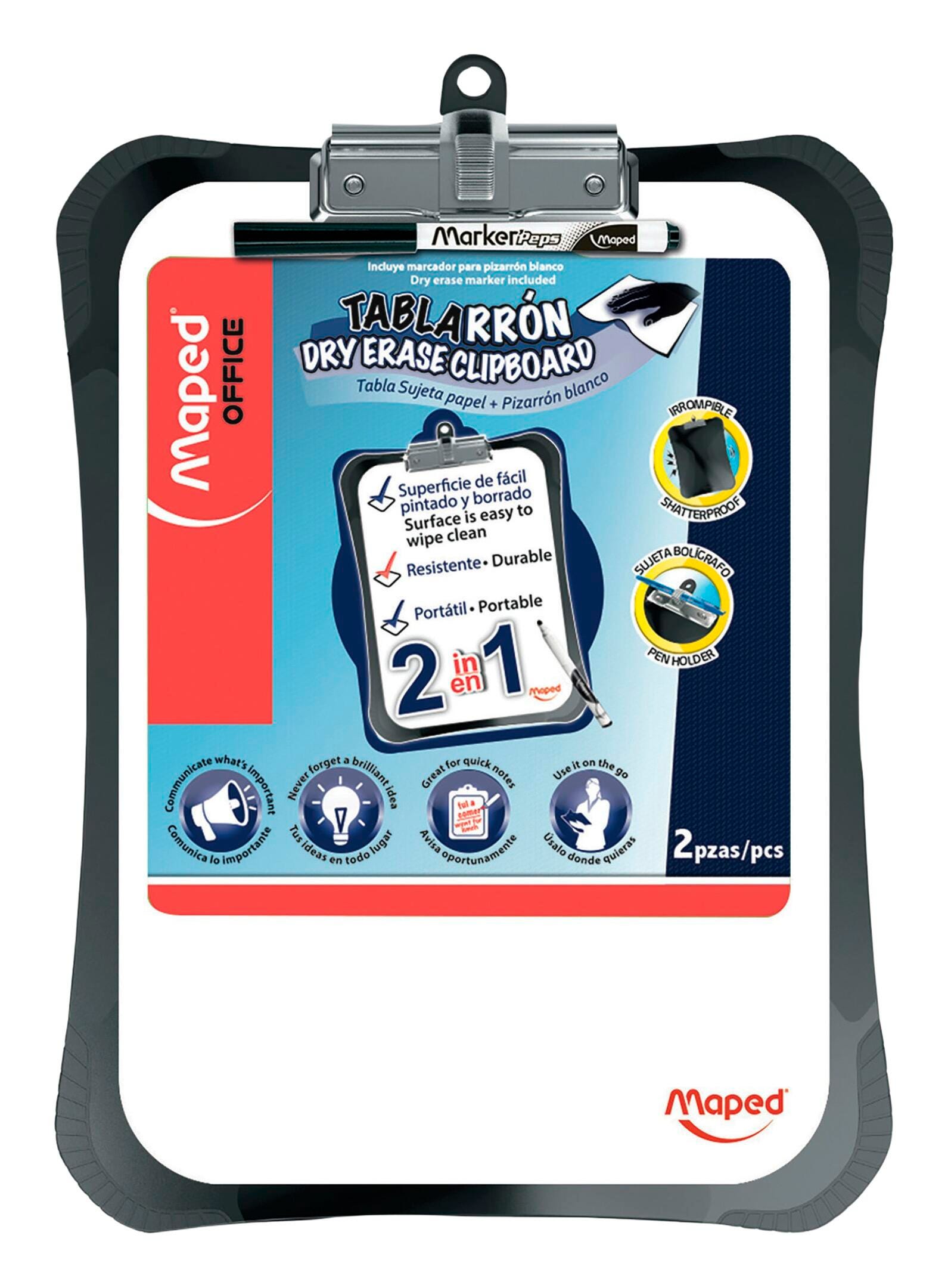 Maped Dry Erase Clipboard, Item Number 1532721