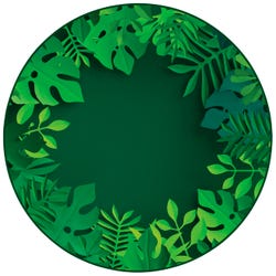 Carpets for Kids Tropical Paradise Carpet, 6 Feet, Round, Green, Item Number 2019685