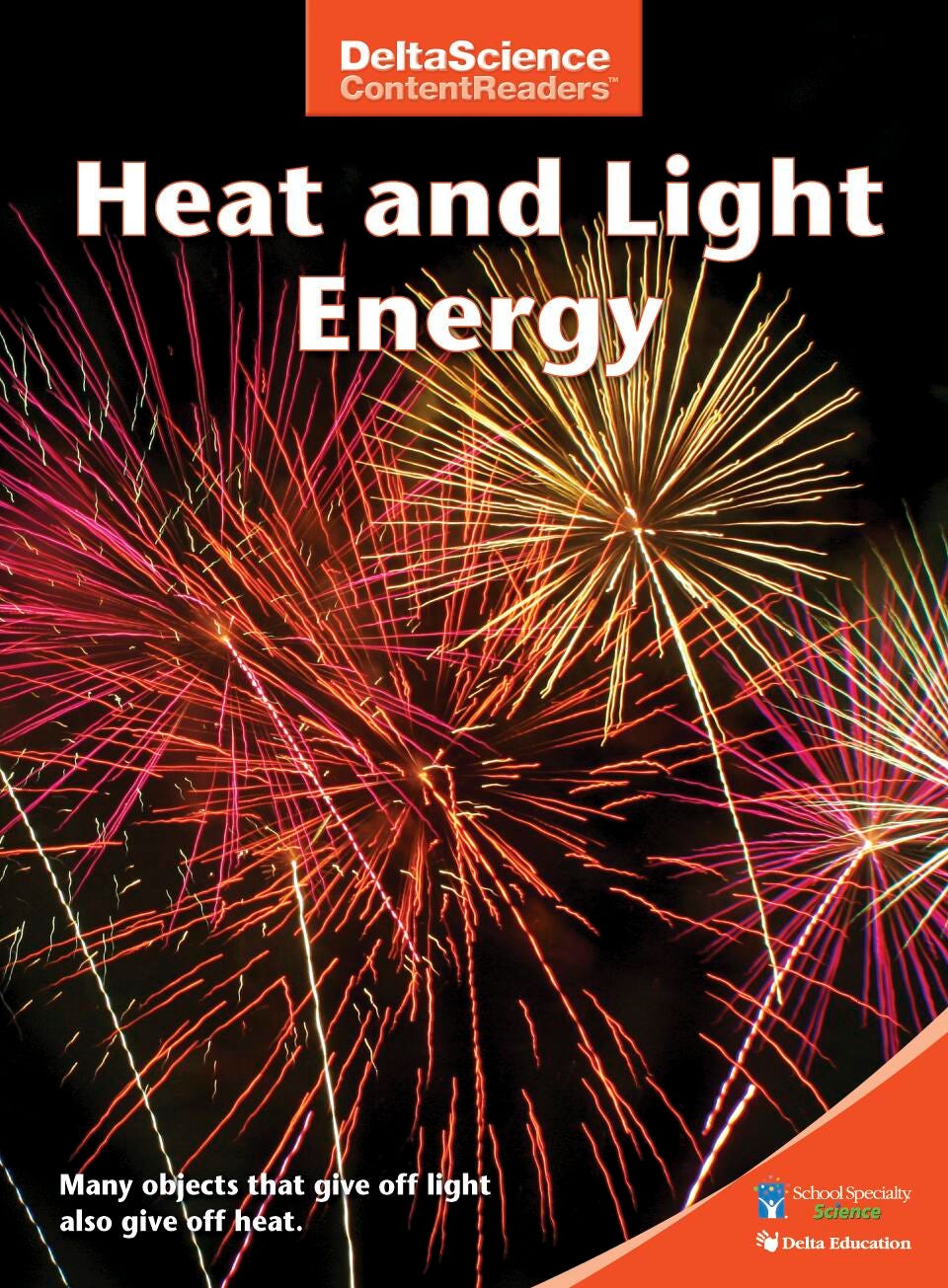 Delta Science Content Readers Heat and Light Energy Red Book, Pack of 8, Item Number 1278088