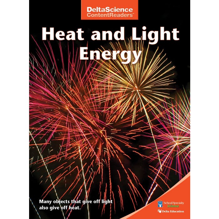 Delta Science Content Readers Heat and Light Energy Red Book, Pack of 8