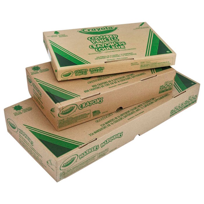 Crayola Pencils, Crayons, & Markers Classpack, Assorted Colors, 1320 Pieces