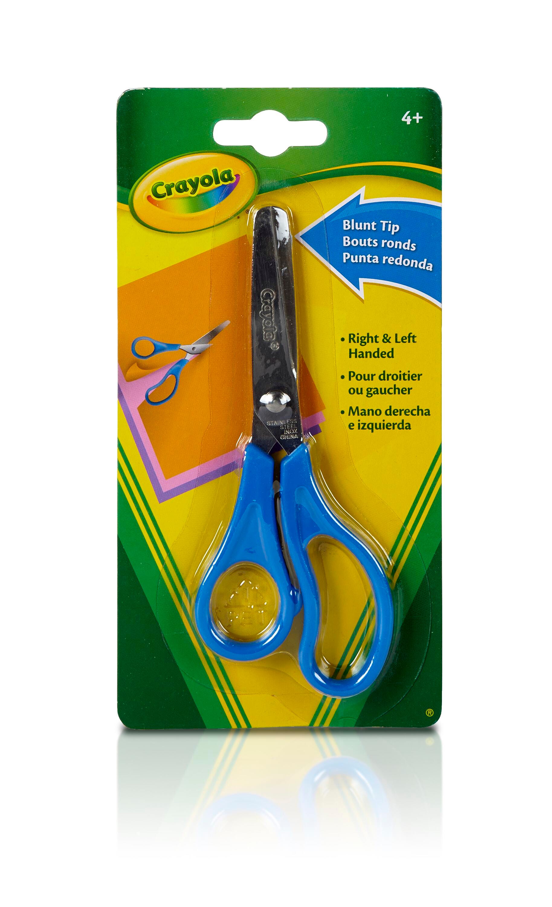 Crayola Kids Scissors, Blunt Tip, 5-1/2 Inches, Blue, Item Number 220794