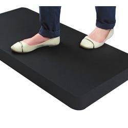 Floortex Anti-Fatigue Mat, 20 x 39 Inches, Black, Item Number 1591993