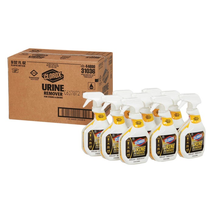 CloroxPro Urine Remover, 32 Ounces, Pack of 9
