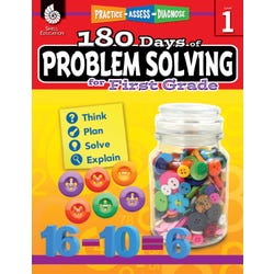 Shell Education 180 Days of Problem Solving for First Grade