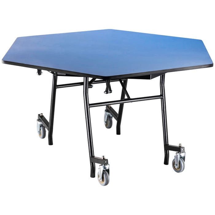 Classroom Select Mobile Easyfold Table, Hexagon