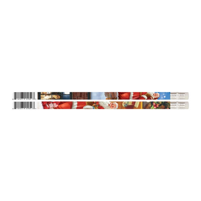 Musgrave Pencil Co. Smiling Santa Pencils, Pack of 12