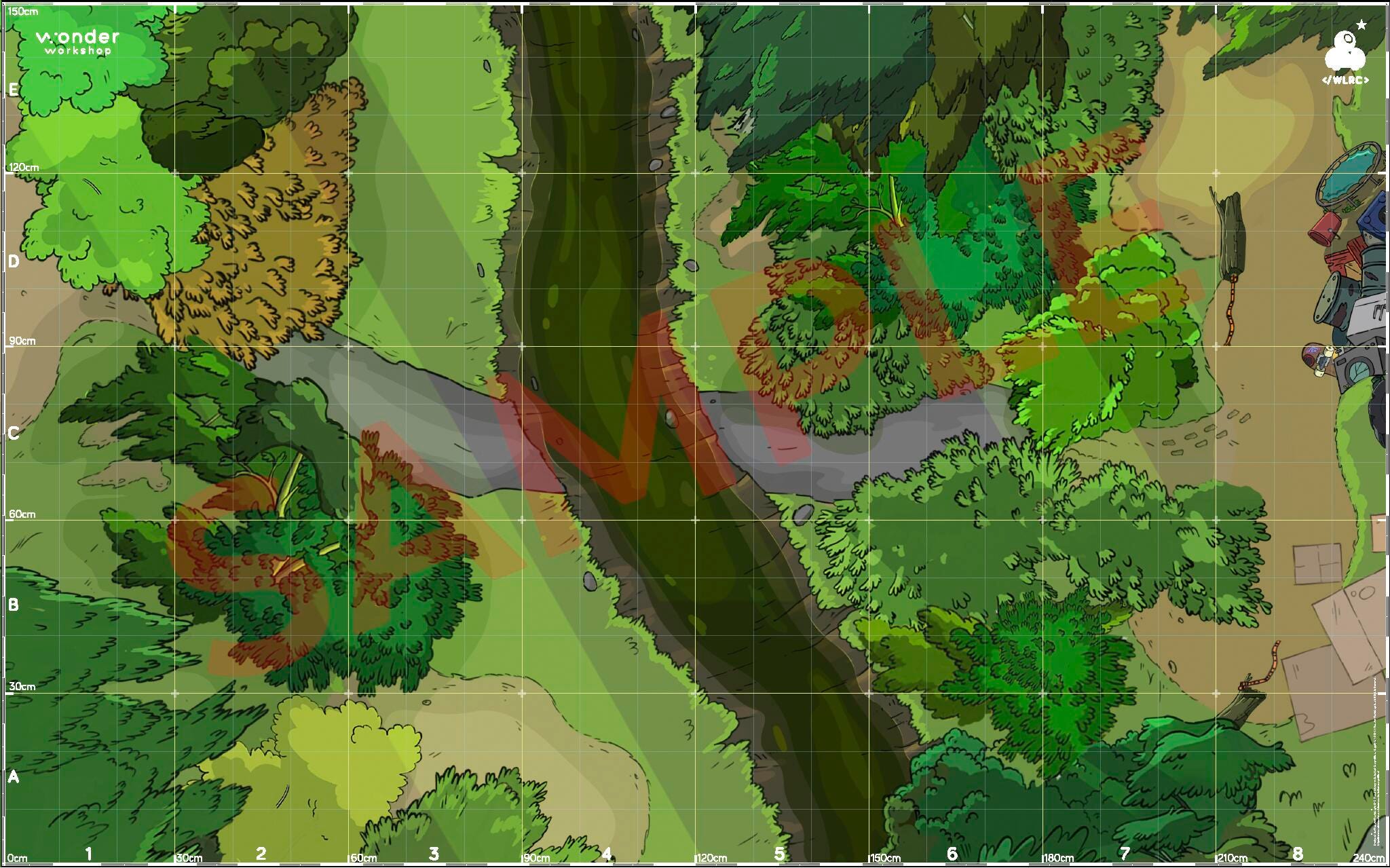 Geyer Instructional Wonder League Robotics Competition 2019-20 Mat 2028152